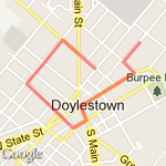 Doylestown route map
