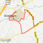 north grantham busy roads route map