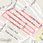 up and down neighborhood route map