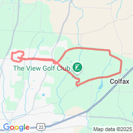 Run My Route - Running Map RAinbow Mudhouse Lake Rd Loop