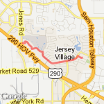 Willie's return route 2.2 route map