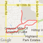 RWAM 2013 option 2 route map