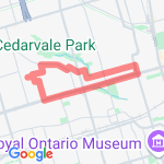 7K neighbourhood run route map