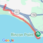 4 mile bluffs/beach route map