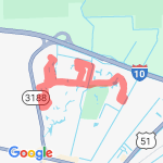 Seven mile loop route map