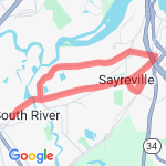 Full 13.1 1/2  route map