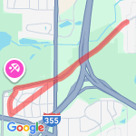 3 Mile route map