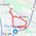 Jen - 5.66 mile run of fun!  route map