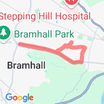 Hazel Grove  route map