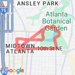2.5 Piedmont Park route map