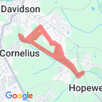 7 miles in Davidson route map