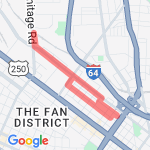 Leigh to the Rail route map