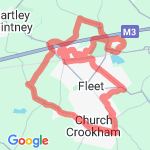 15m training from Tesco carpark route map