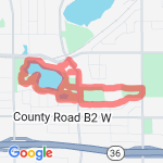 PoP 5K course route map