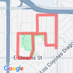 neighborhood run route map