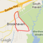 Brookhaven Loop route map
