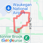 Waukegan route map