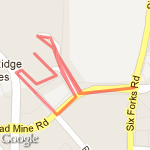 Ramblin Rose 2Miler 2011 route map