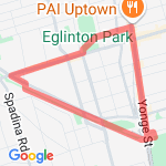 Eglinton Park & Beltline route map