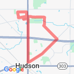 6 mile Herick / 91 route map