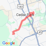 10 mile round trip route map