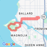 To Discovery Park Loop & Back route map