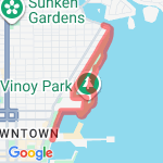north shore 3 miles route map