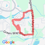 3 mile Route route map