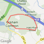 Semaphore tower walk route map