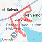 Fort Belvoir  route map
