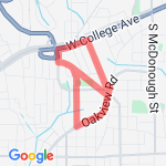 Oakhurst 2 Mile #2 route map