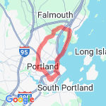 Falmouth Loop route map