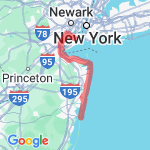 Hurricane Sandy Part 2 route map