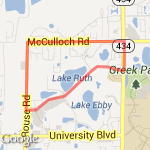 Rouse/McCullough route map