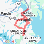 10 Mile Run route map