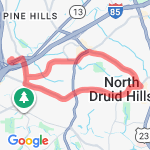 6.25 buckhead druid hills route map