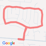 Shullgate 2-mi route map