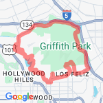 scenic lake hollywood ferndell griffith route map