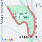 Bible Park route map