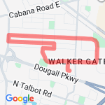 Neighbourhood 5 km route map