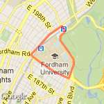 Forhdam Loop route map