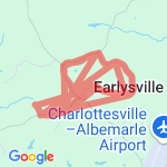 Earlysville Forrest route map