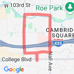 Short - Work Run route map