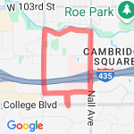 Long Run - WORk route map