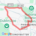 Phibsboro Loop route map