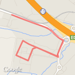 Trasa 1 -Darbas-The Park Centras route map