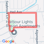 Harbor view route map