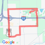Long Run route map