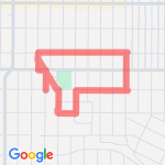 Easy Runner route map