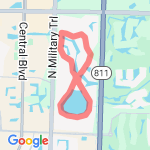 light run  route map